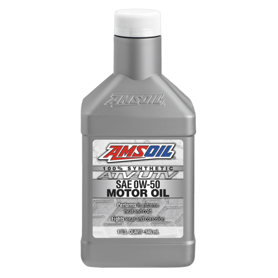 Amsoil Aceite de Motor 100 % Sintético para ATV/UTV AMSOIL 0W-50 1 Cuarto - 946 ml.