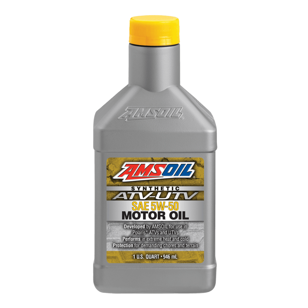 Amsoil Aceite de Motor 100 % Sintético para ATV/UTV AMSOIL 5W-50 1 Cuarto - 946 ml.