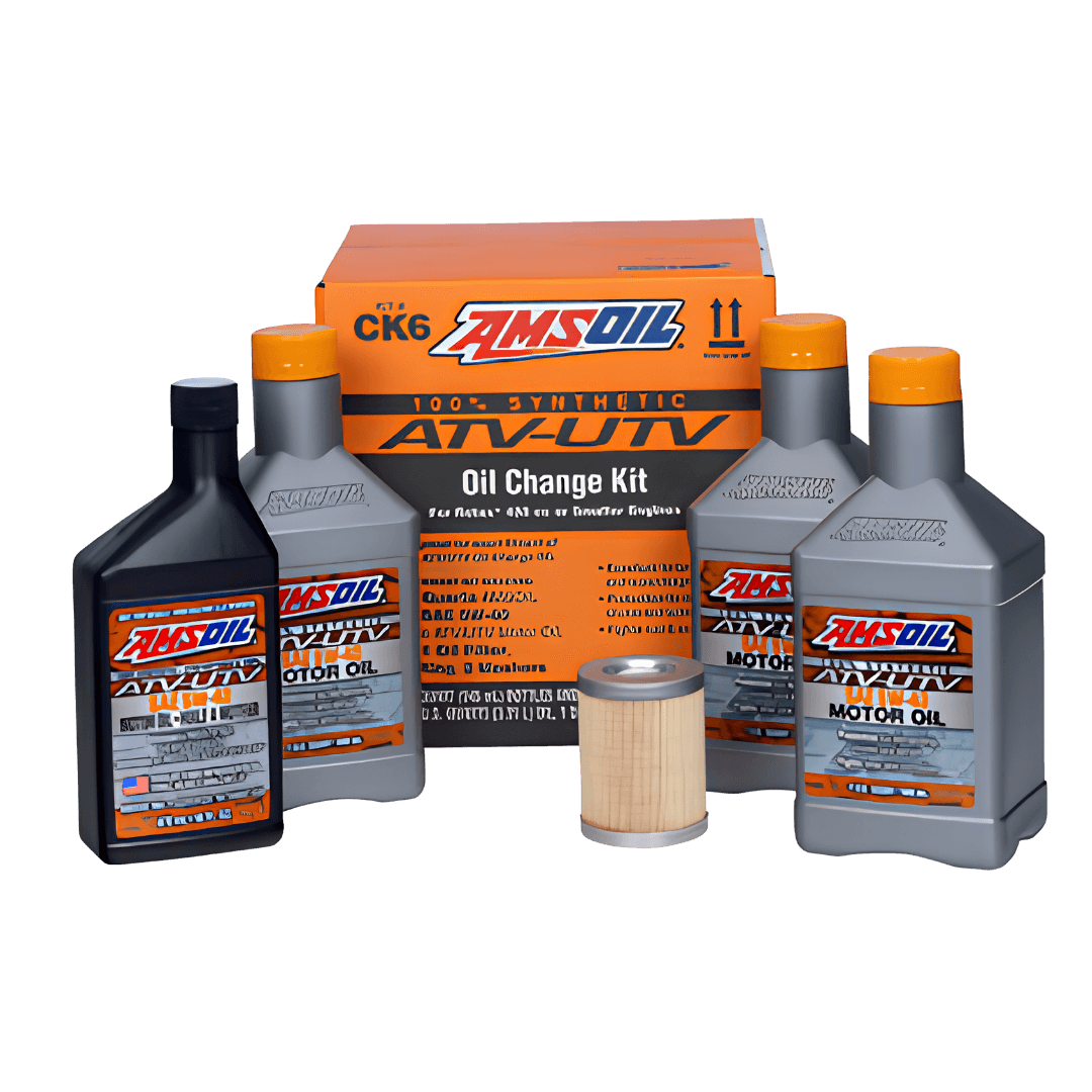 Amsoil Kit ATV/UTV AMSOIL para Vehículos Can-Am® CK6 - 3 Cuartos y 1 16fl. oz. SAE 5W-40 con Filtro, Junta Tórica y Arandelas 1 Paquete