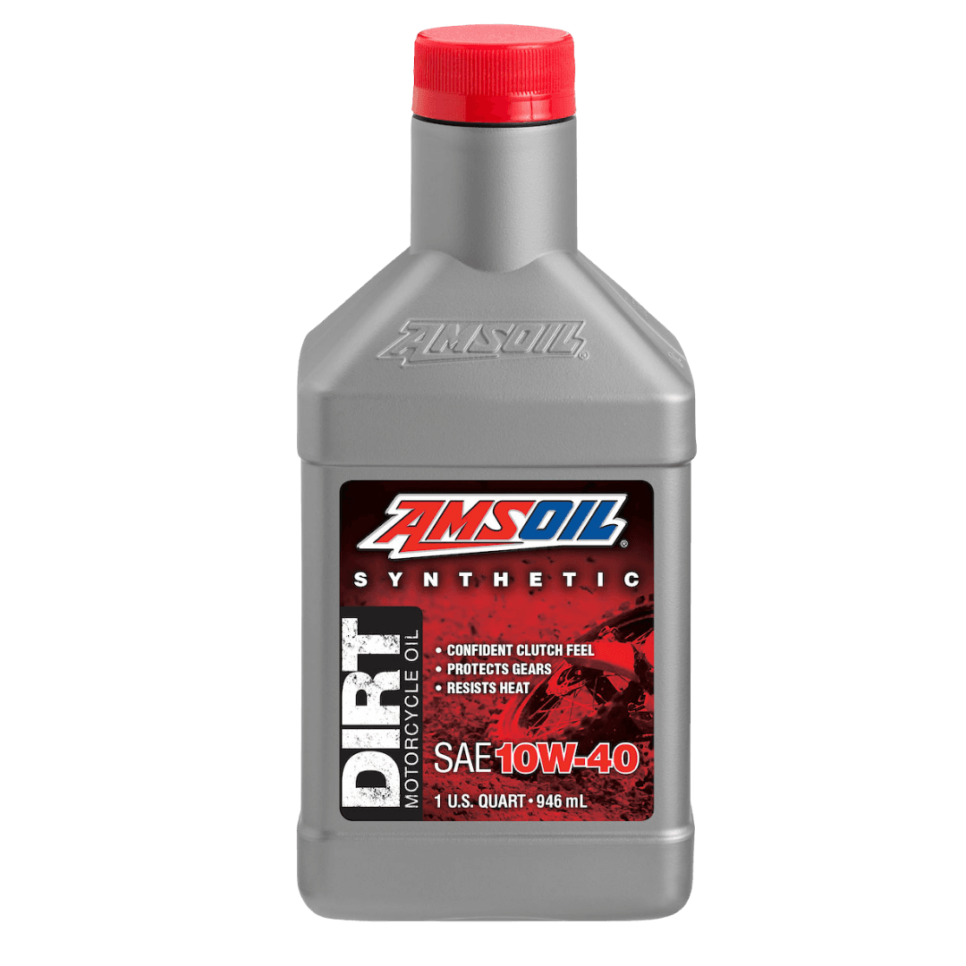 Amsoil Aceite para Motocross DIRT 100 % Sintético AMSOIL 10W-40 1 Cuarto - 946 ml.