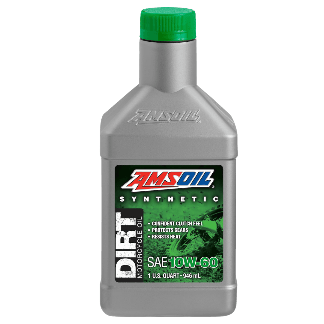 Amsoil Aceite para Motocross DIRT 100 % Sintético AMSOIL 10W-60 1 Cuarto - 946 ml.