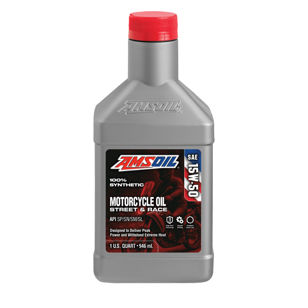 Amsoil Aceite para Motocicleta 100 % Sintético AMSOIL 15W-50 METRIC 1 Cuarto - 946 ml.