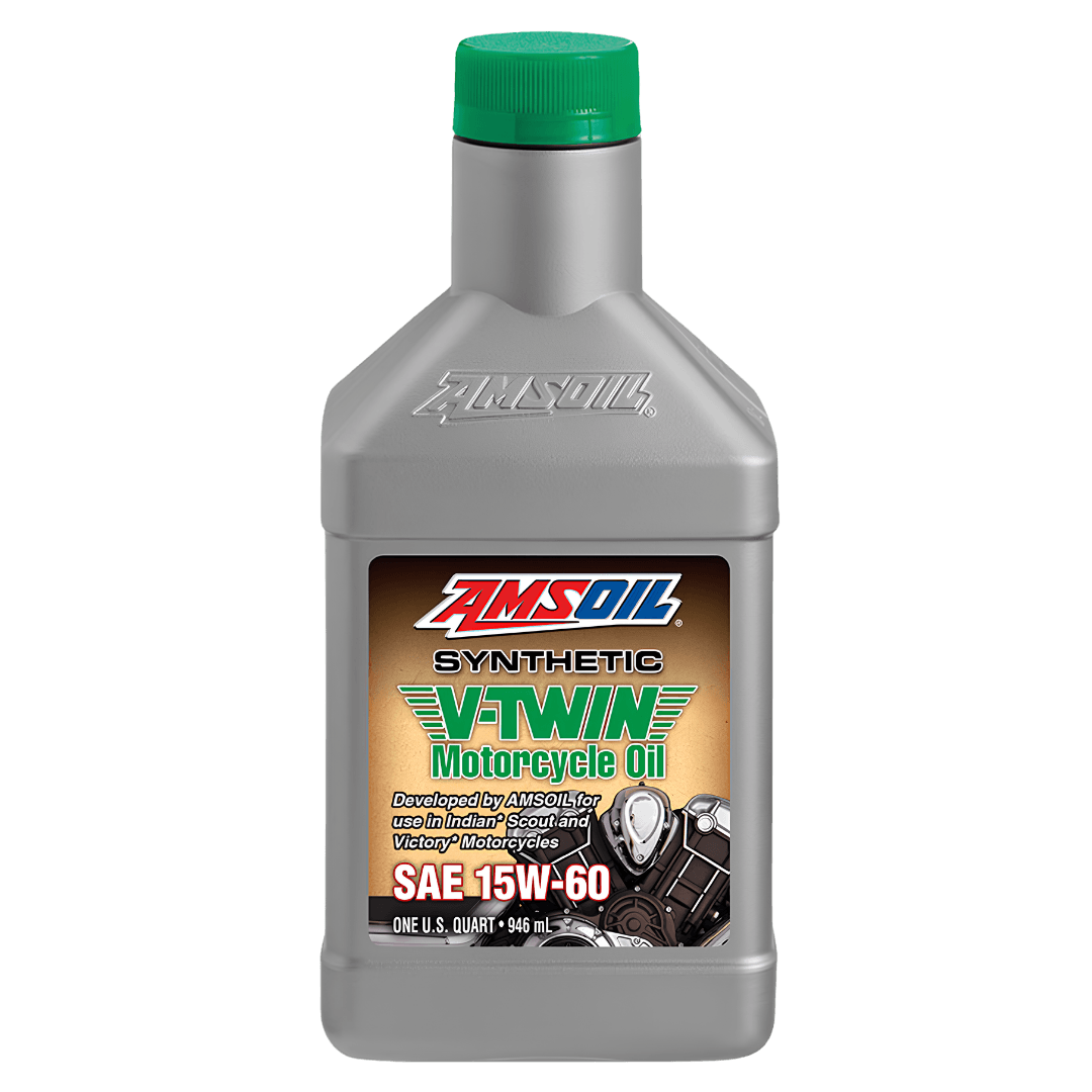 Amsoil Aceite para Motocicleta 15W-60 AMSOIL 100 % Sintético V-Twin 1 Cuarto - 946 ml.